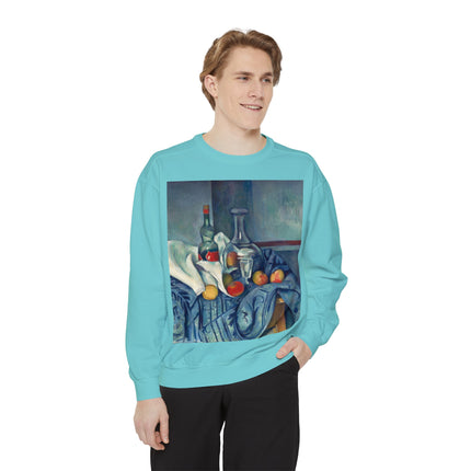 The Peppermint Bottle by Paul Cézanne Unisex Garment-Dyed Sweatshirt