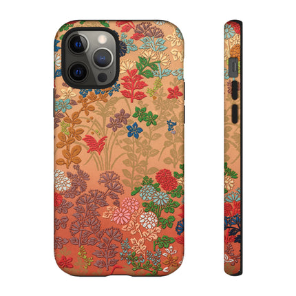Ornamental Japanese Flower Pattern Phone Cases