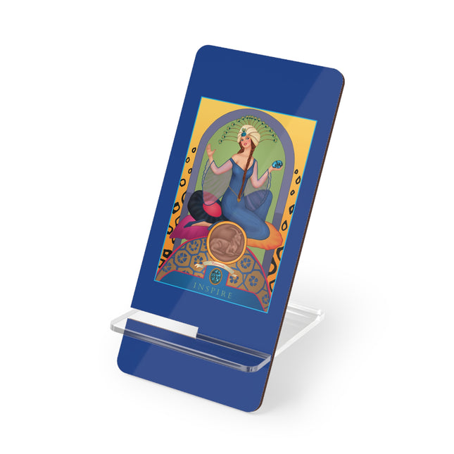 December & Tanzanite (from the Gem Series) by Sofia Chiostri Mobile Display Stand for Smartphones