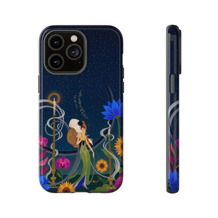 🌙🕯️ The Lady Of The Midnight Garden Phone Case – Art Deco Nocturne