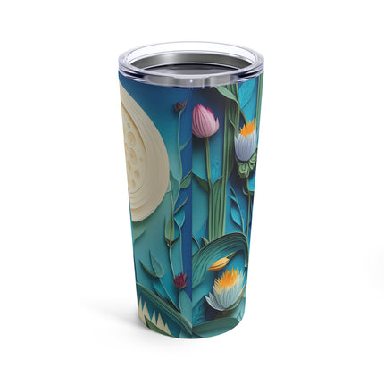 Ethereal Moonlit Lake Tumbler 20oz