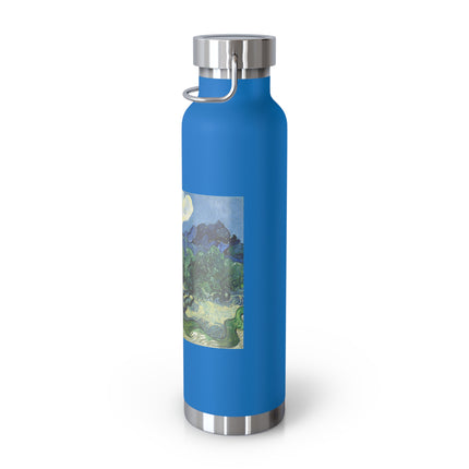 Olive Trees by Vincent Van Gogh Copper Vacuum Insulated Bottle, 22oz