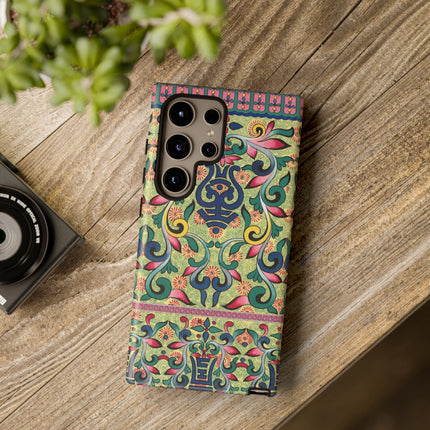 Colorful Flower Pattern by Owen Jones Phone Cases