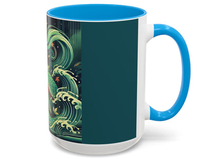 Mermaid Queen Rising from the Deep Colorful Mugs (11oz, 15oz)