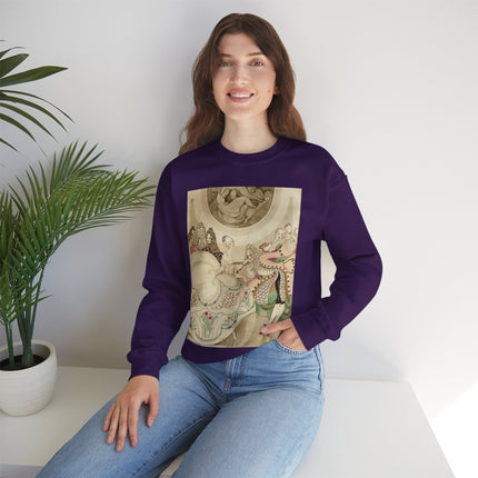 Sur talons rouges (On Red Heels) pl 01 by Gerda Wegener Heavy Blend™ Crewneck Sweatshirt