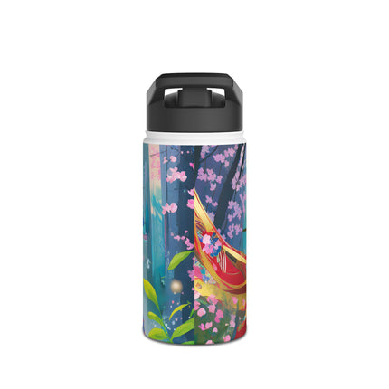 Cybernetic Red Panda Stainless Steel Water Bottle