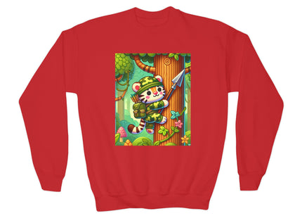 Stealthy Stripes Youth Crewneck Sweatshirt