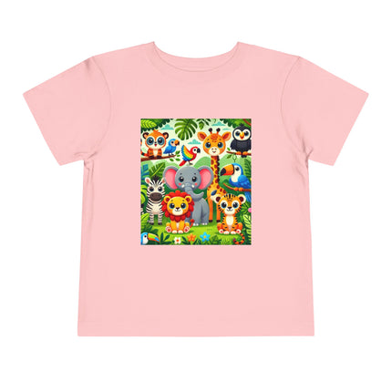 Jungle Friends Parade Toddler Short Sleeve Tee