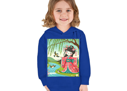 Sparrow Dance Geisha Fairy Toddler Pullover Fleece Hoodie