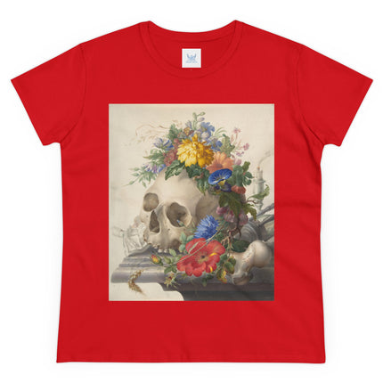 Vanitas Still Life by Herman Henstenburgh Women's Midweight Cotton Tee