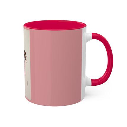 Illustrations of Japanese Toys Pl.001 by Kawasaki Kyosen Colorful Mugs, 11oz