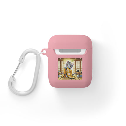 Playful Kitten in the Tea Room AirPods and AirPods Pro Case