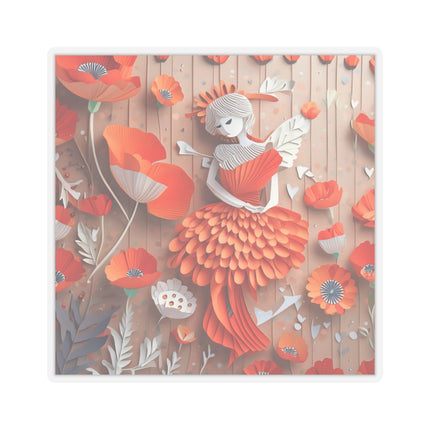 Poppy Fairy Kiss-Cut Stickers (4 Sizes)