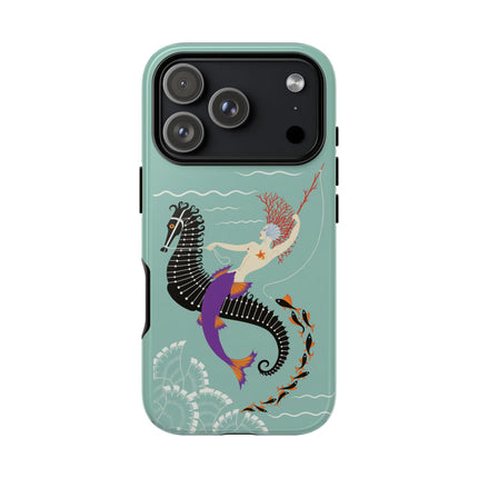 Mermaid on Seahorse Phone Case – Mythic Ocean Grace