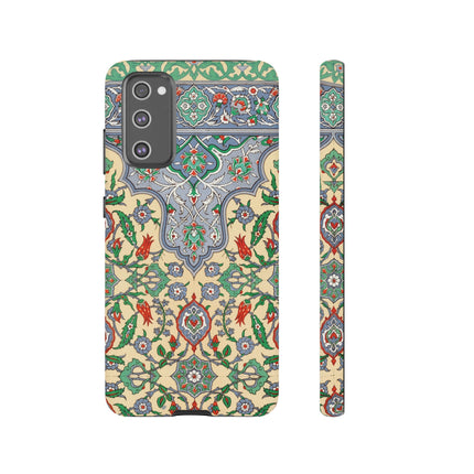 Arabic Art Pattern, Plate by Emile Prisse d’Avennes Phone Cases