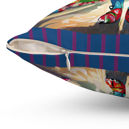 Monster Parade Madness Spun Polyester Square Pillow