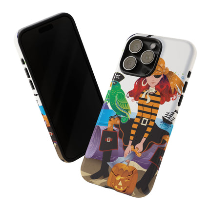 Moonlit Pirate Halloween Phone Cases
