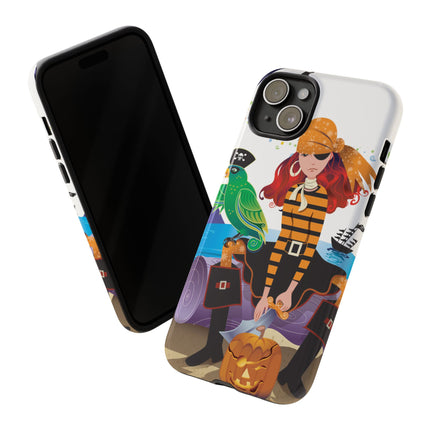 Moonlit Pirate Halloween Phone Cases