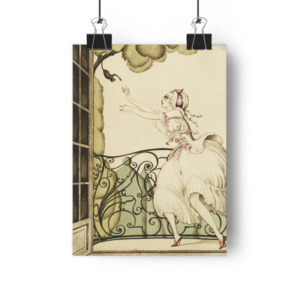 Sur talons rouges (On Red Heels) pl 02 by Gerda Wegener Giclée Art Print