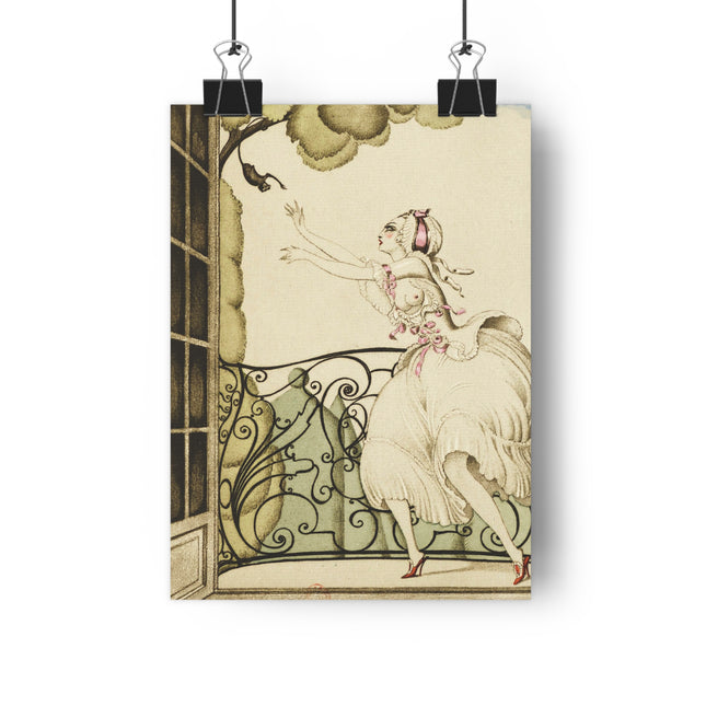 Sur talons rouges (On Red Heels) pl 02 by Gerda Wegener Giclée Art Print
