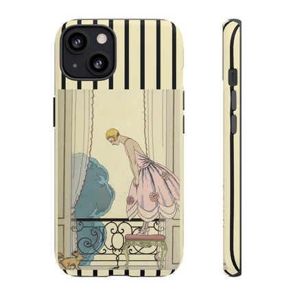 Falbalas et fanfreluches, La Souris by George Barbier Phone Cases