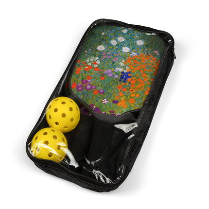 Cottage Garden by Gustav Klimt Pickleball Kit