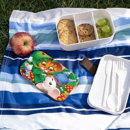 Tabby Tales: Cat & Mice Adventure Bento Lunch Box