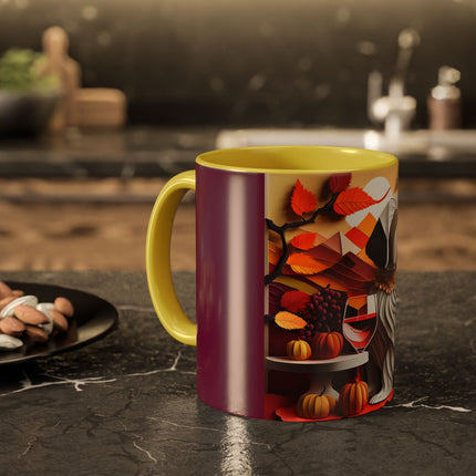 Shih Tzu at an Autumn Colorful Mugs (11oz, 15oz)