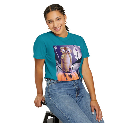 The Startled Pumpkin Unisex Garment-Dyed T-shirt