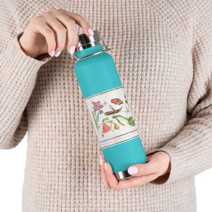 Natural History Ensemble, No. 17 by Anselmus Boëtius de Boodt Copper Vacuum Insulated Bottle, 22oz