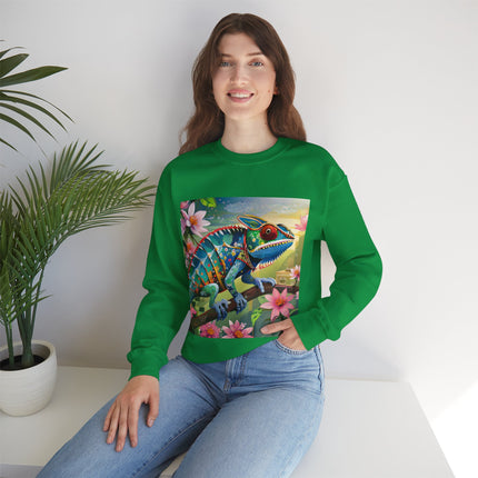 Camouflage Chameleon Unisex Heavy Blend™ Crewneck Sweatshirt