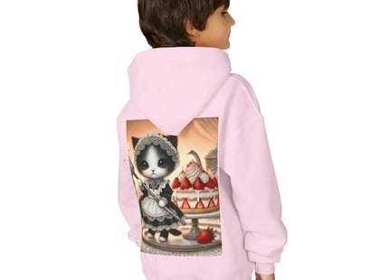 Patisserie Kitten Youth Heavy Blend Hooded Sweatshirt