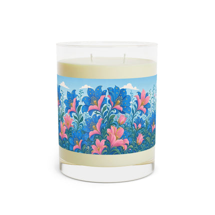 🌟🌸 The Starry Blossom Garden Dancer Scented Candle – Art Deco Floral Fantasy