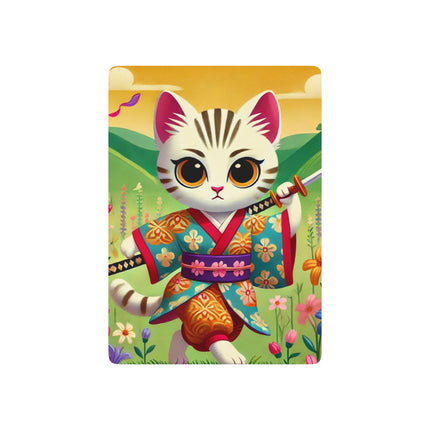 Samurai Kitten Playing Cards