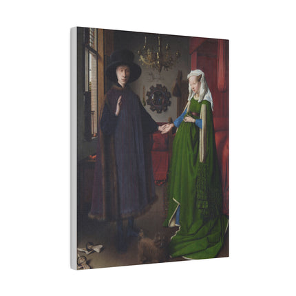 Arnolfini Portrait by Jan Van Eyck Matte Canvas, Stretched, 0.75"