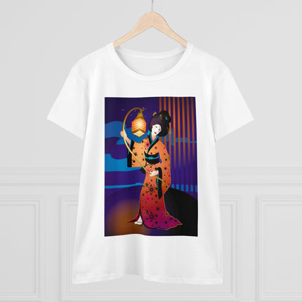 The Enchanting Geisha Women's Midweight Cotton Tee