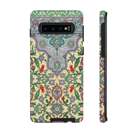 Arabic Art Pattern, Plate by Emile Prisse d’Avennes Phone Cases