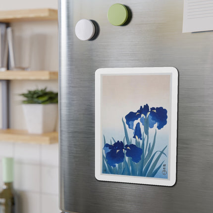 Irises by Ohara Koson Die-Cut Magnets (5 Sizes)