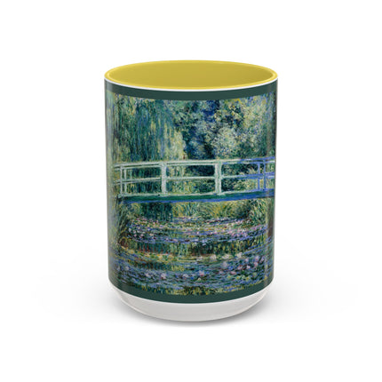 Water Lilies and Japanese Bridge by Claude Monet Colorful Mugs (11oz, 15oz)