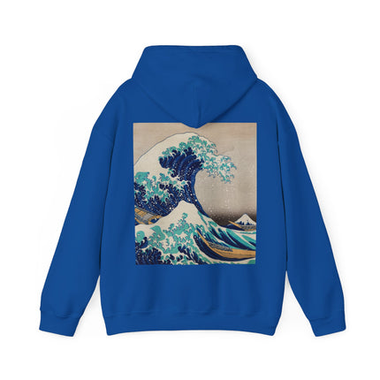 The Great Wave off Kanagawa by Katsushika Hokusai Heavy Blend™ Hooded Sweatshirt