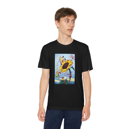 Sunflower Fairies by Margaret Tarrant Youth Competitor Tee – Golden Garden Magic & Storybook Wonder