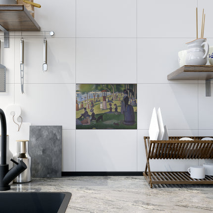 A Sunday on La Grande Jatte by Georges Seurat Ceramic Tile