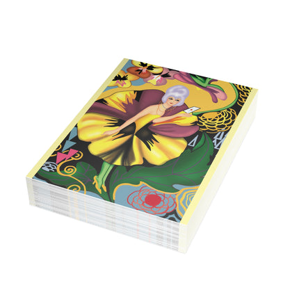 Enchanted Pansy Elegance Postcard Bundles (envelopes included) - Bundles of 10, 30, 50 Pieces