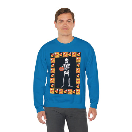 Candy Corn Skeleton Unisex Heavy Blend™ Crewneck Sweatshirt