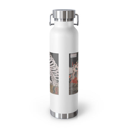 Mitsukuni Defying the Skeleton Spectre by Utagawa Kuniyoshi Copper Vacuum Insulated Bottle, 22oz