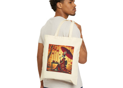 Theatrical Harvest Rabbit Cotton Canvas Tote Bag