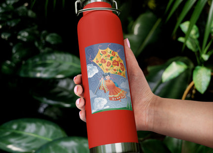 Flight of Blossoms Copper Vacuum Insulated Bottle, 22oz