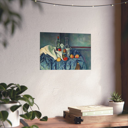 The Peppermint Bottle by Paul Cézanne Matte Horizontal Posters