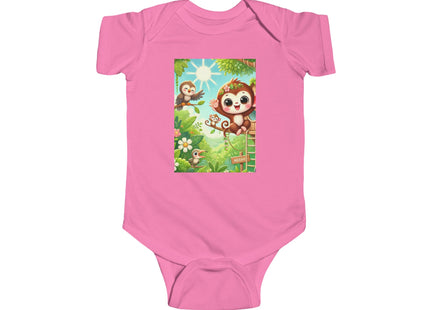 Monkey Treehouse Adventure Infant Fine Jersey Bodysuit