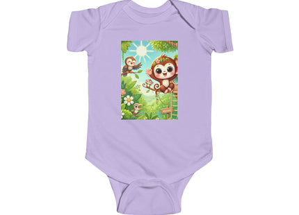 Monkey Treehouse Adventure Infant Fine Jersey Bodysuit